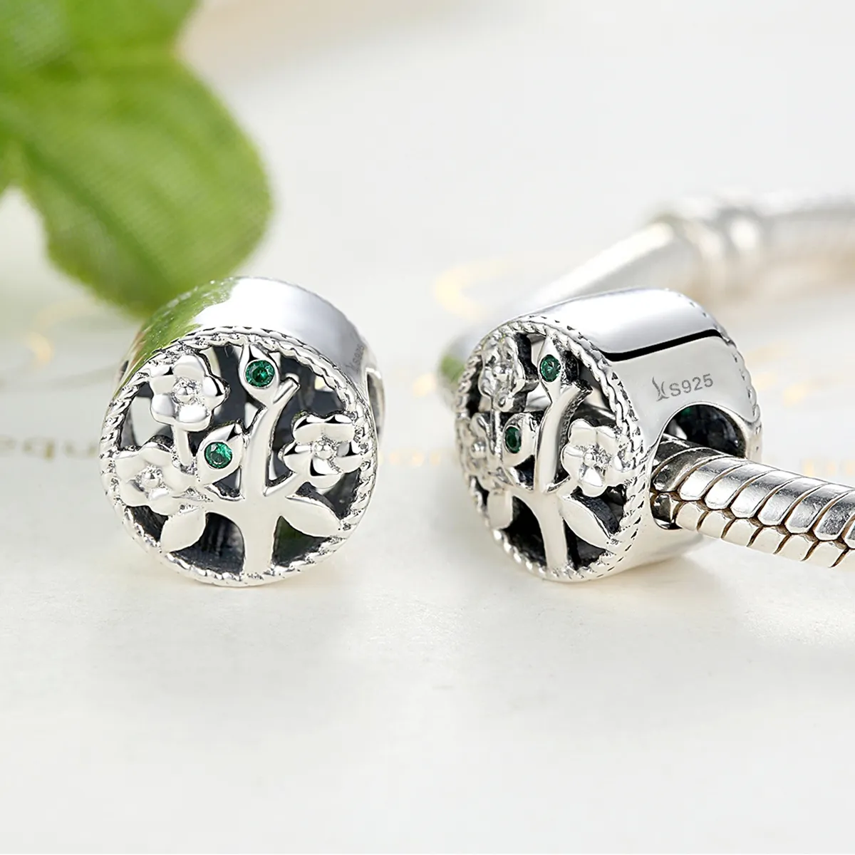 Silver Life Tree Charm - PANDORA Style - SCC115