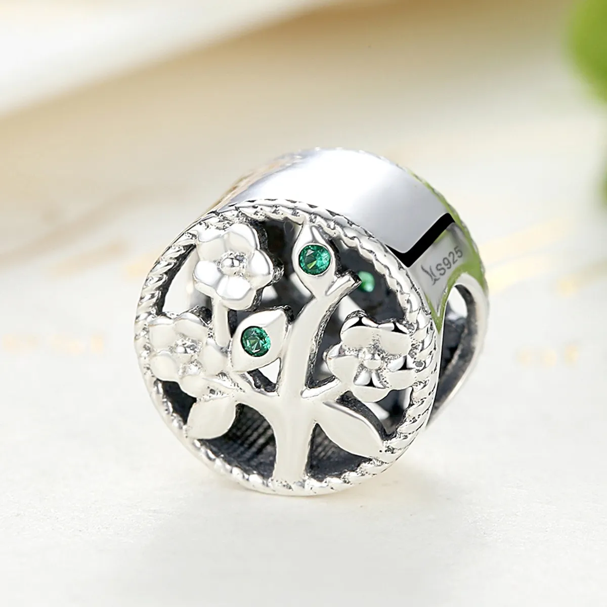 Silver Life Tree Charm - PANDORA Style - SCC115