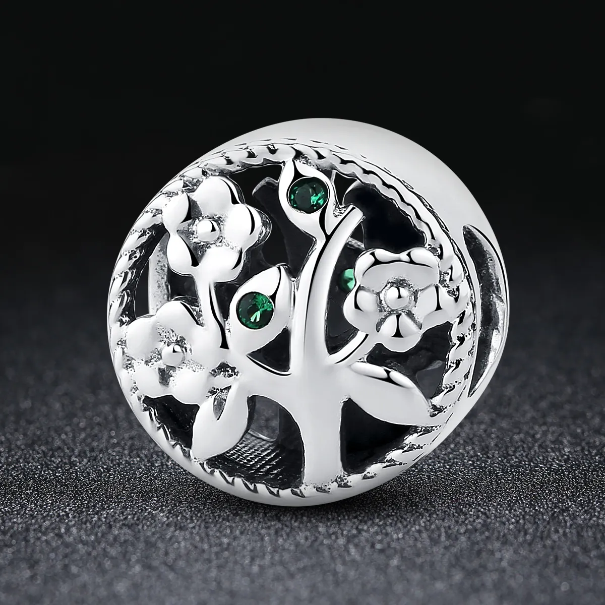 Silver Life Tree Charm - PANDORA Style - SCC115