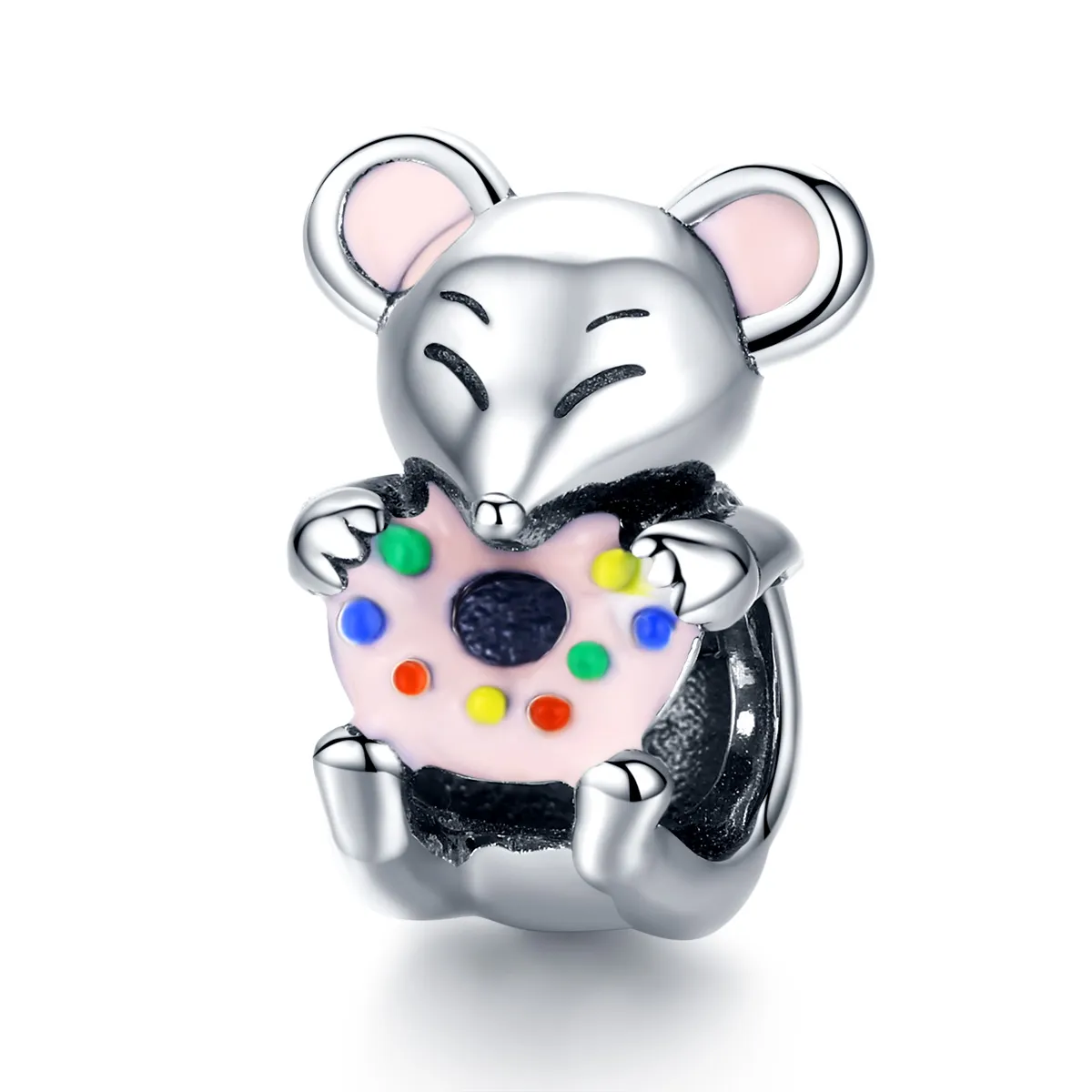 Silver Little Mouse Charm - PANDORA Style - SCC1318