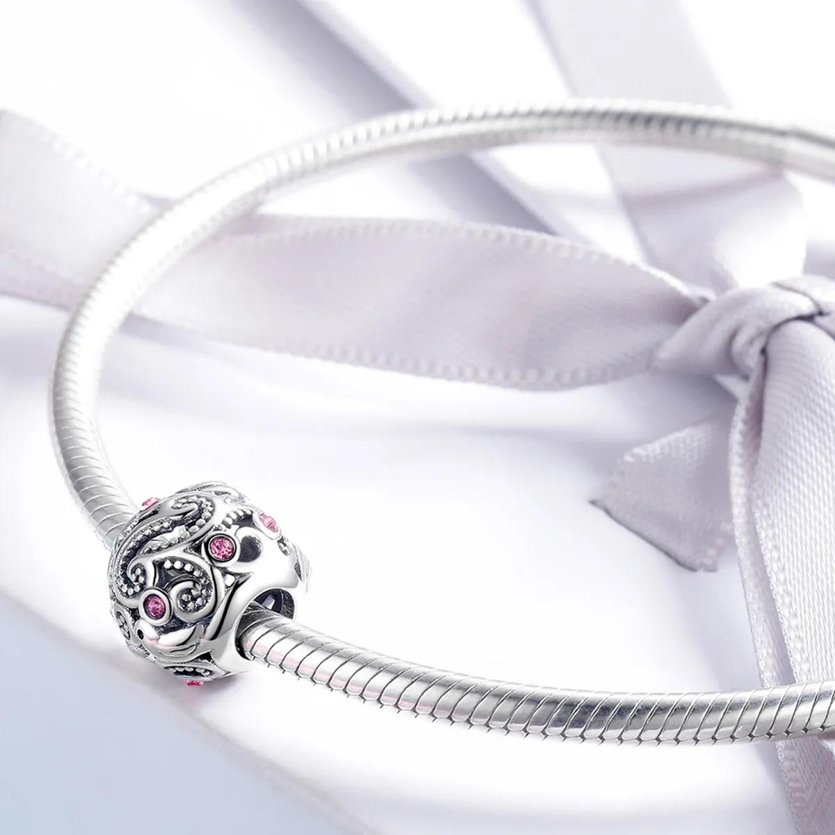 Silver Love Messenger Charm - PANDORA Style - SCC1014