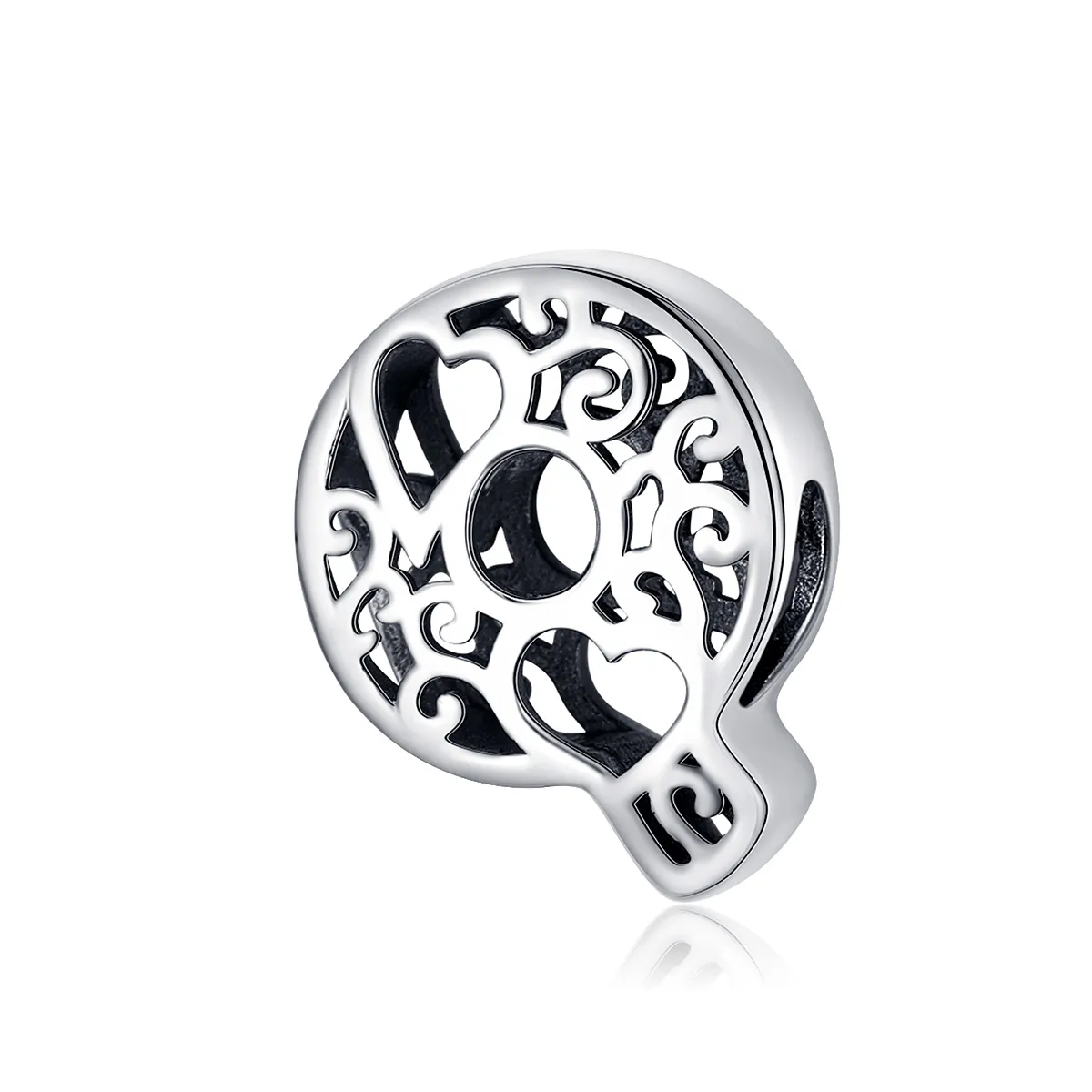 Silver Magic Letter Q Charm - PANDORA Style - SCC1229-Q