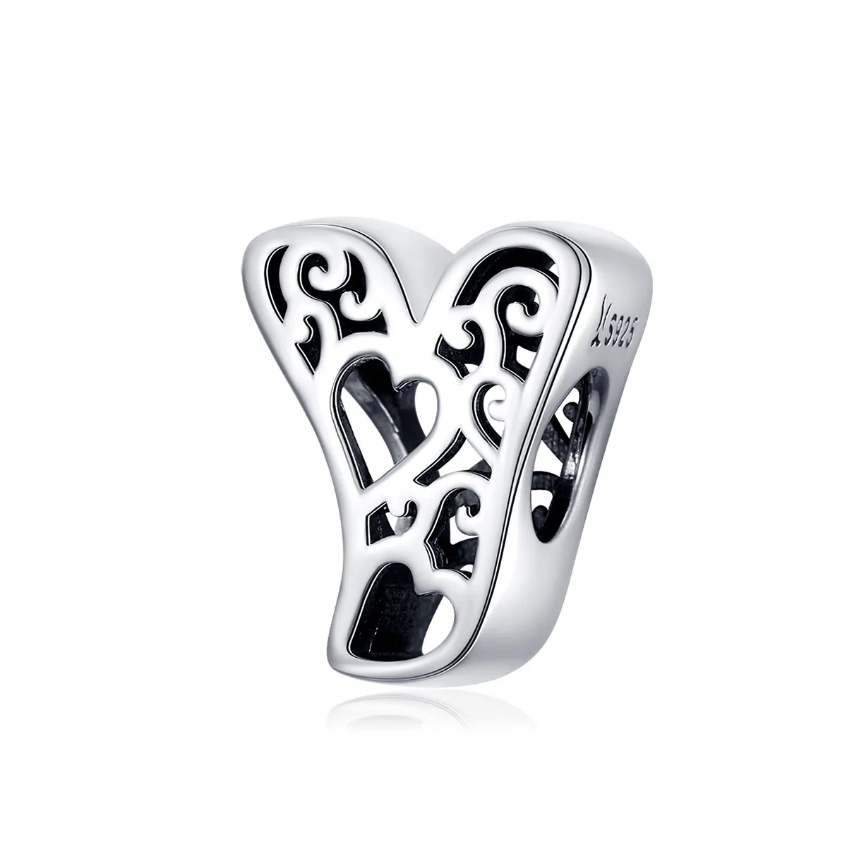 Silver Magic Letter Y Charm - PANDORA Style - SCC1229-Y