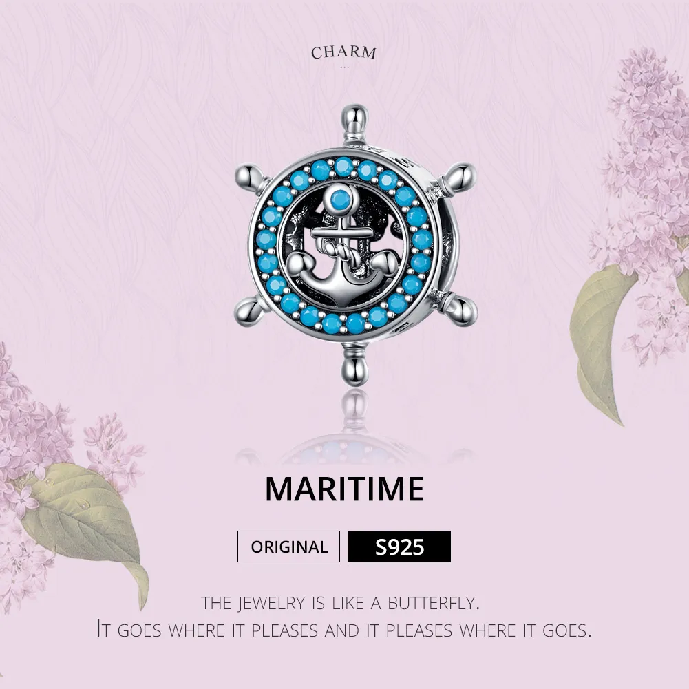 Silver Maritime Charm - PANDORA Style - SCC1200