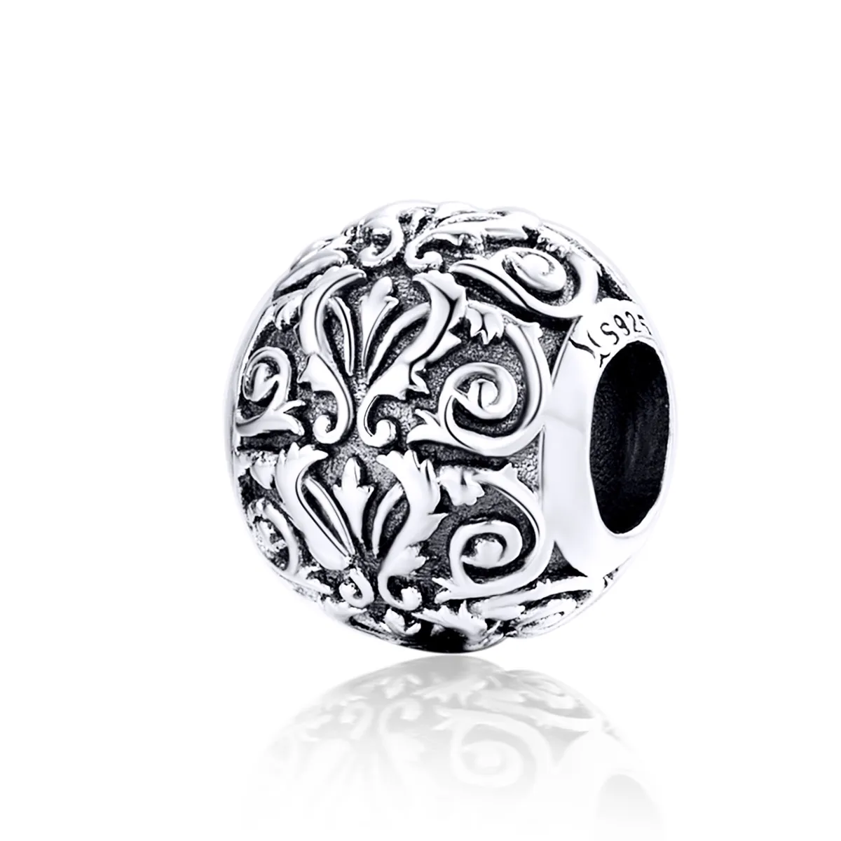 Silver Royal Court Style Charm - PANDORA Style - SCC1179