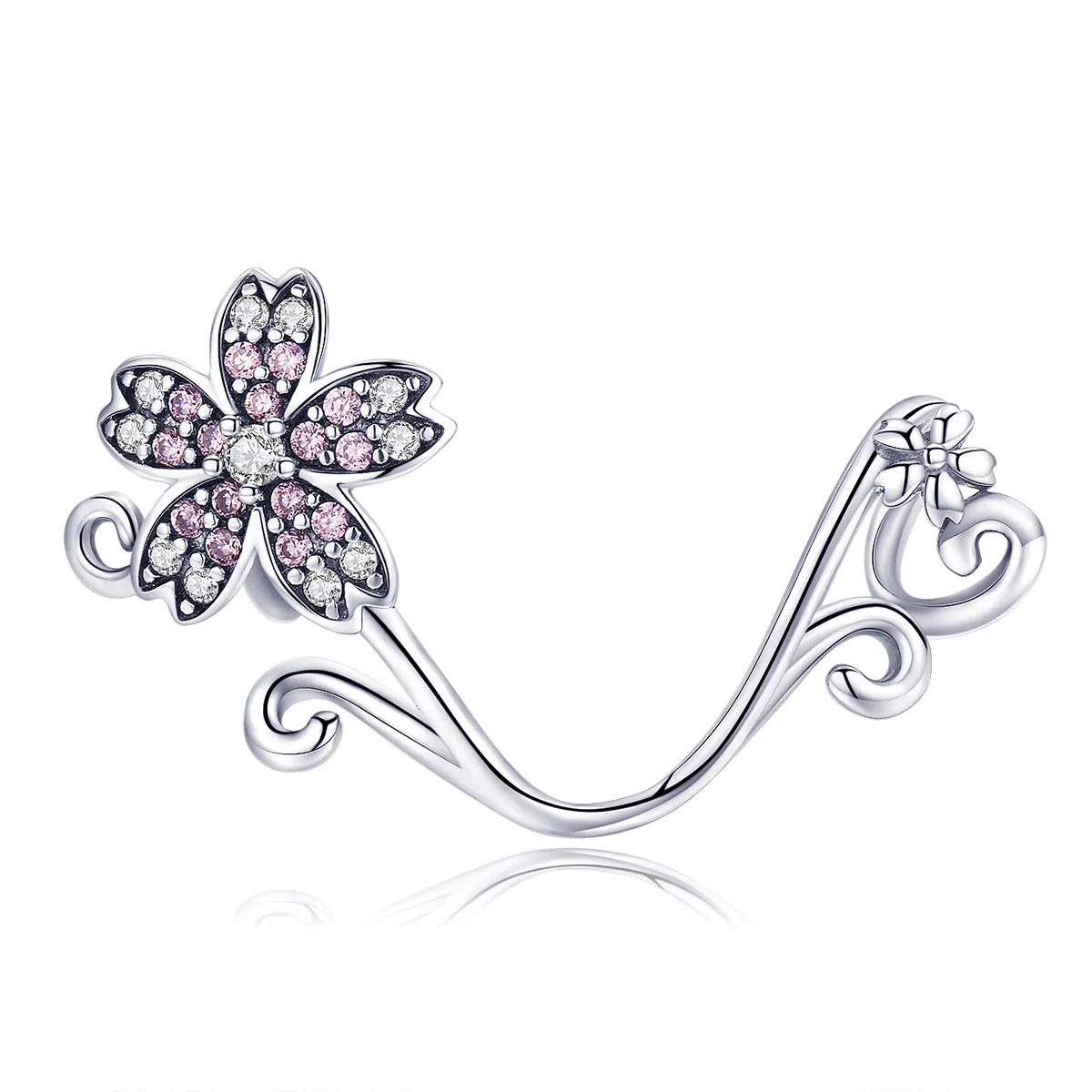 Silver Sakura Charm - PANDORA Style - SCC1033