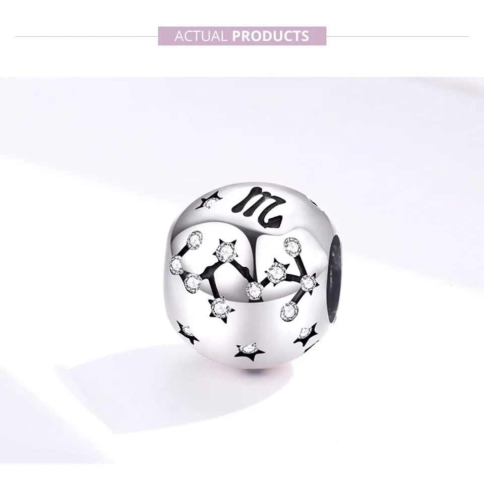 Silver Scorpio Charm - PANDORA Style - SCC1218-8