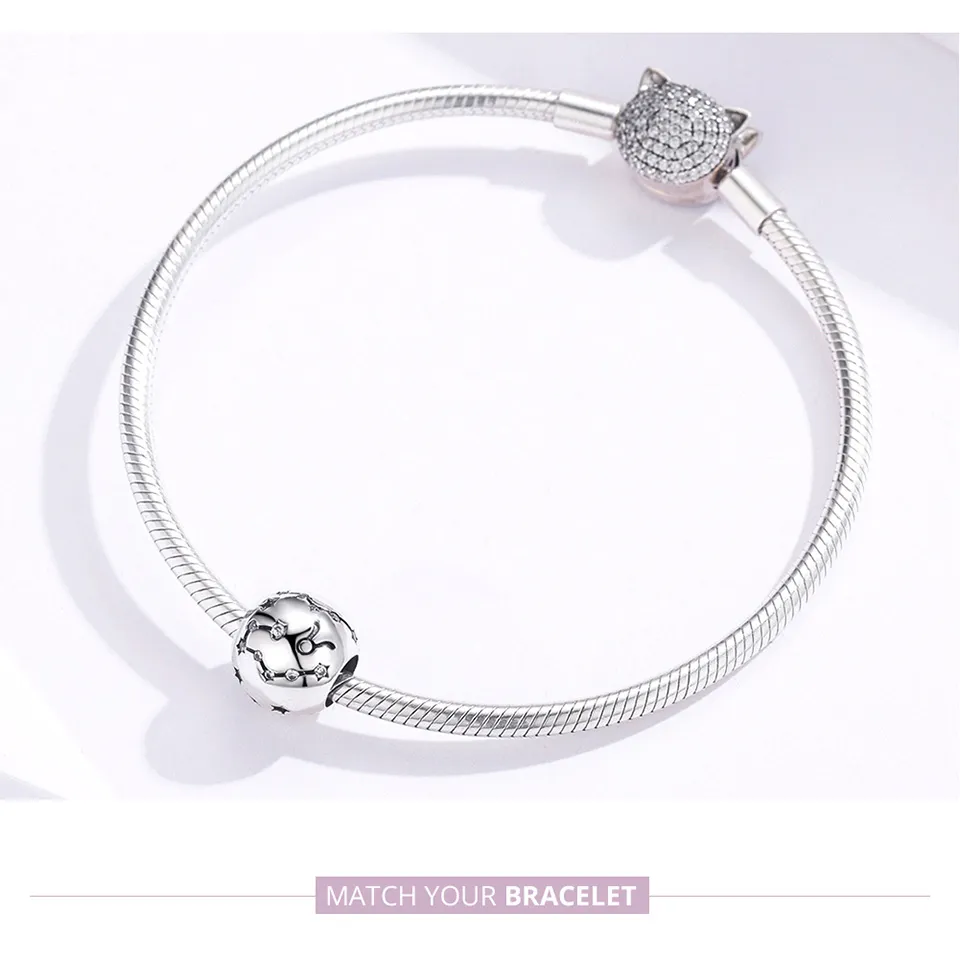 Silver Taurus Charm - PANDORA Style - SCC1218-2