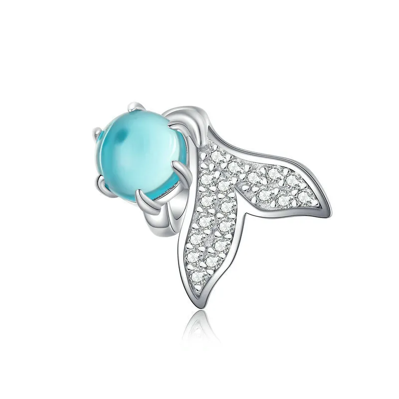 Silver Tears of Mermaid Charm - PANDORA Style - SCC1226