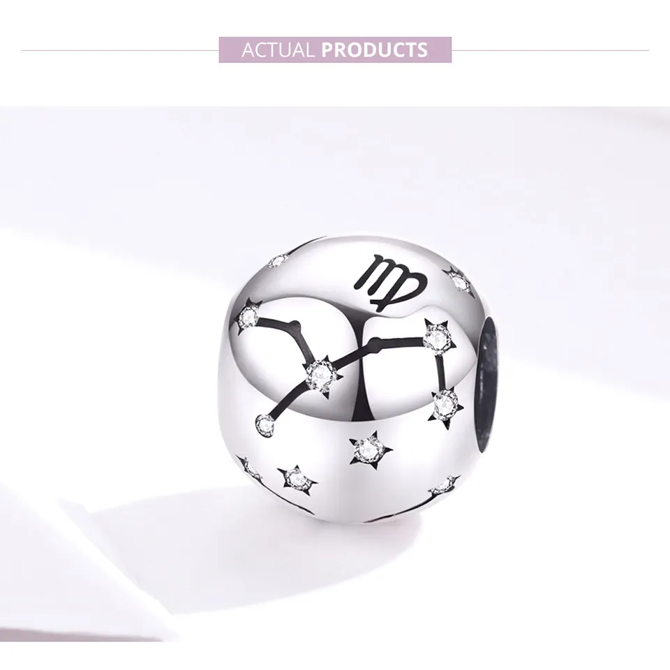 Silver Virgo Charm - PANDORA Style - SCC1218-6