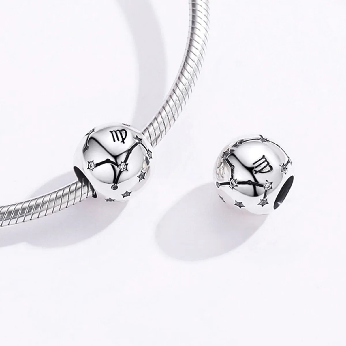 Silver Virgo Charm - PANDORA Style - SCC1218-6