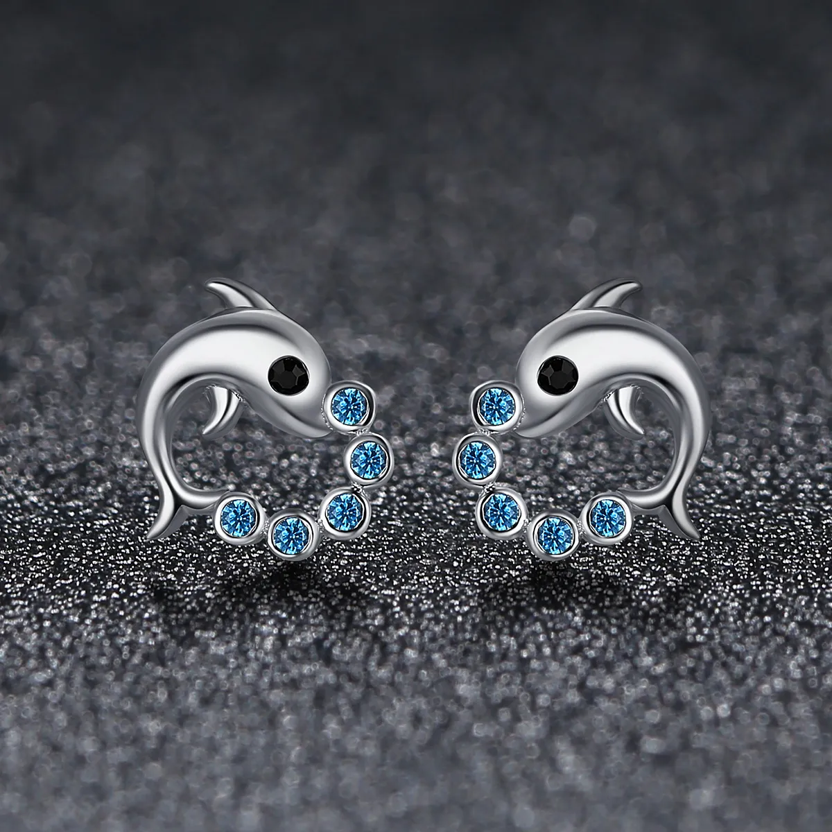 Silver Ocean Spirit Stud Earrings - PANDORA Style - SCE179