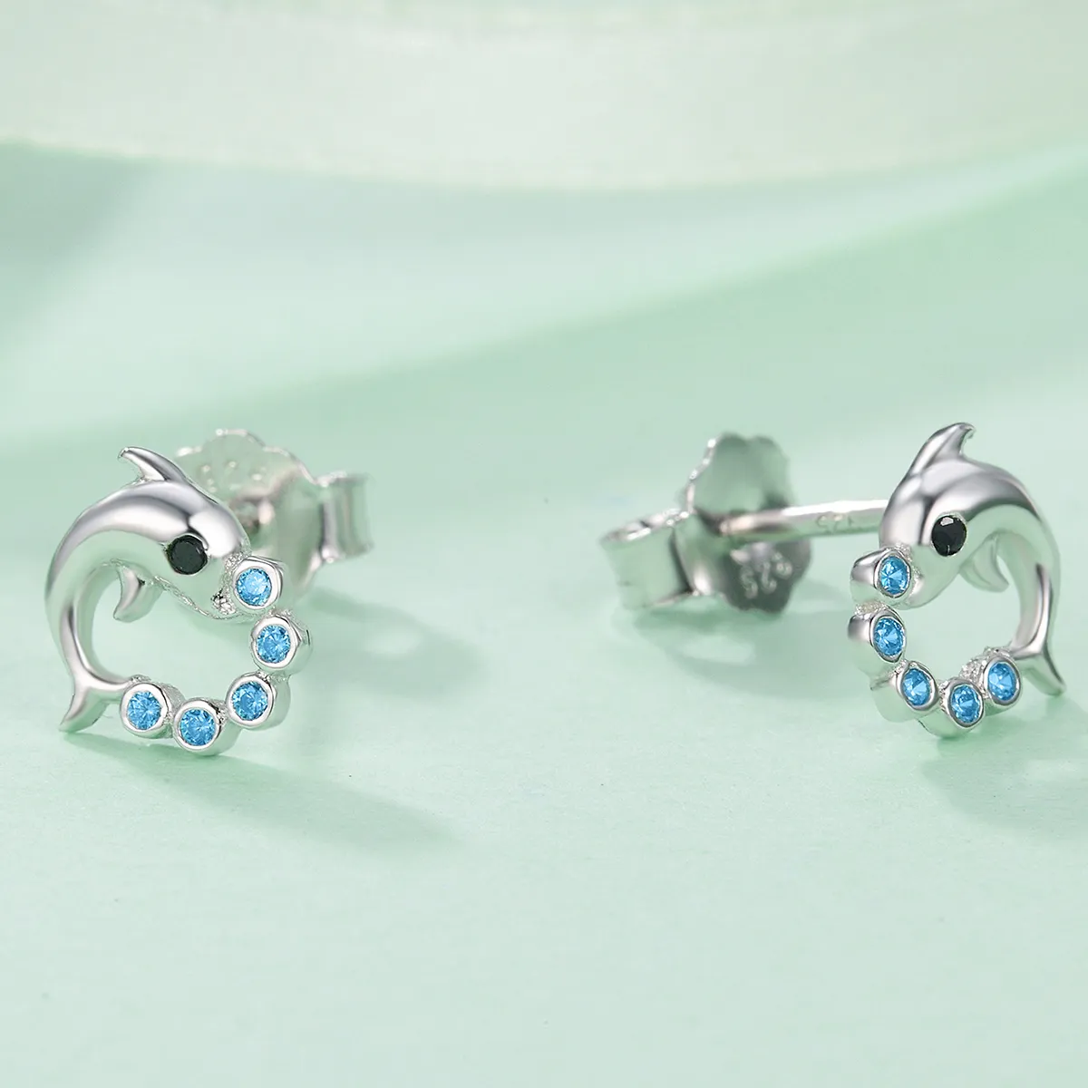 Silver Ocean Spirit Stud Earrings - PANDORA Style - SCE179