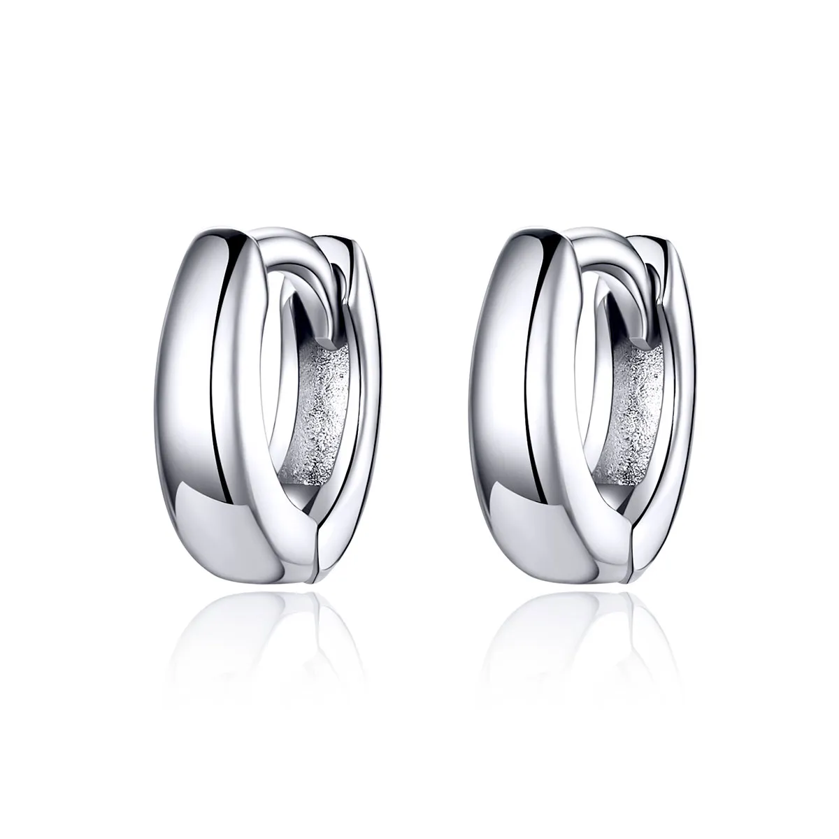 Silver Simple Dream Hoop Earrings - PANDORA Style - SCE552