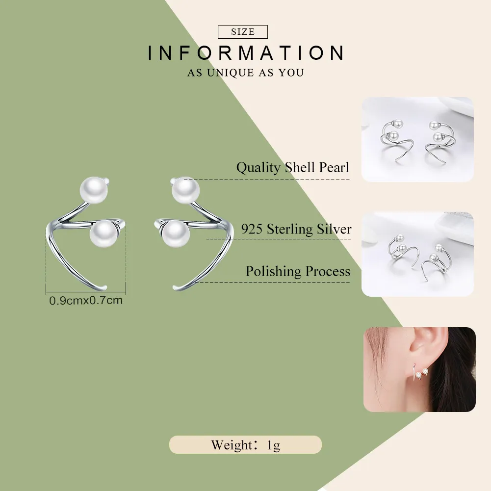 Silver Tender You Stud Earrings - PANDORA Style - SCE306