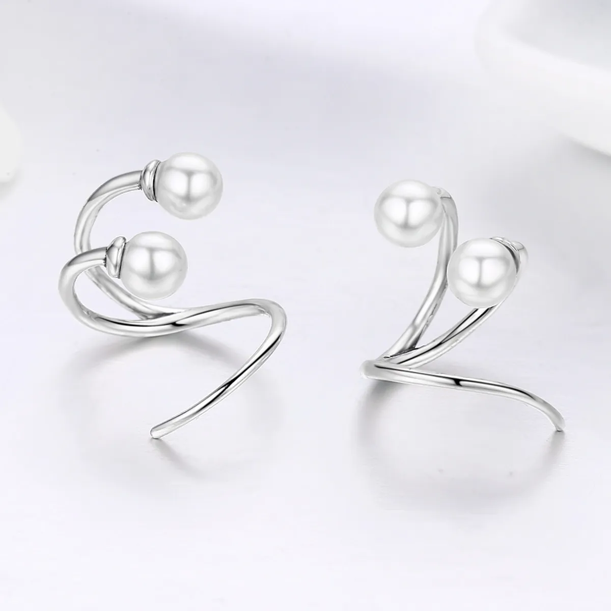 Silver Tender You Stud Earrings - PANDORA Style - SCE306