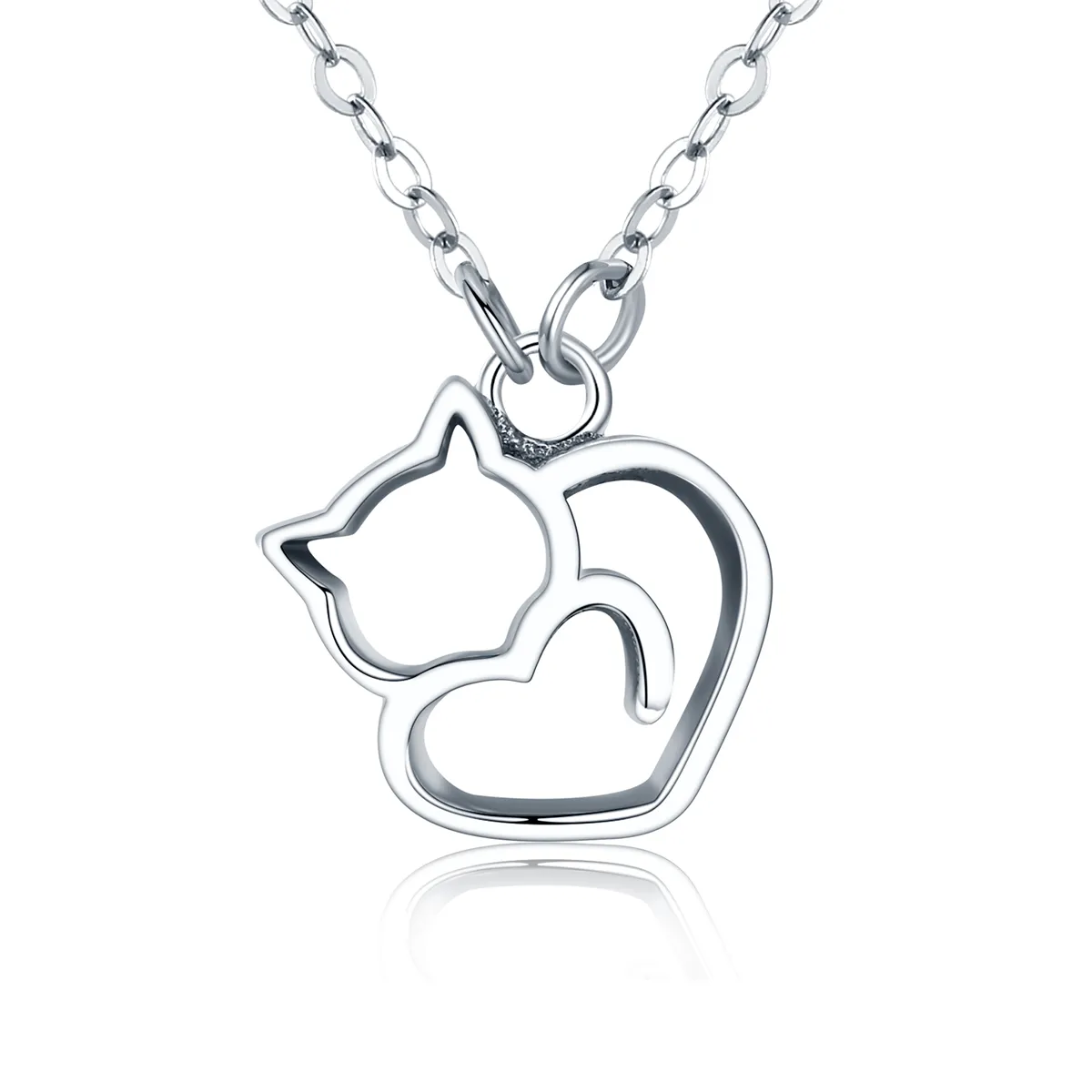 PANDORA Style Dumb Cat Necklace - SCN188