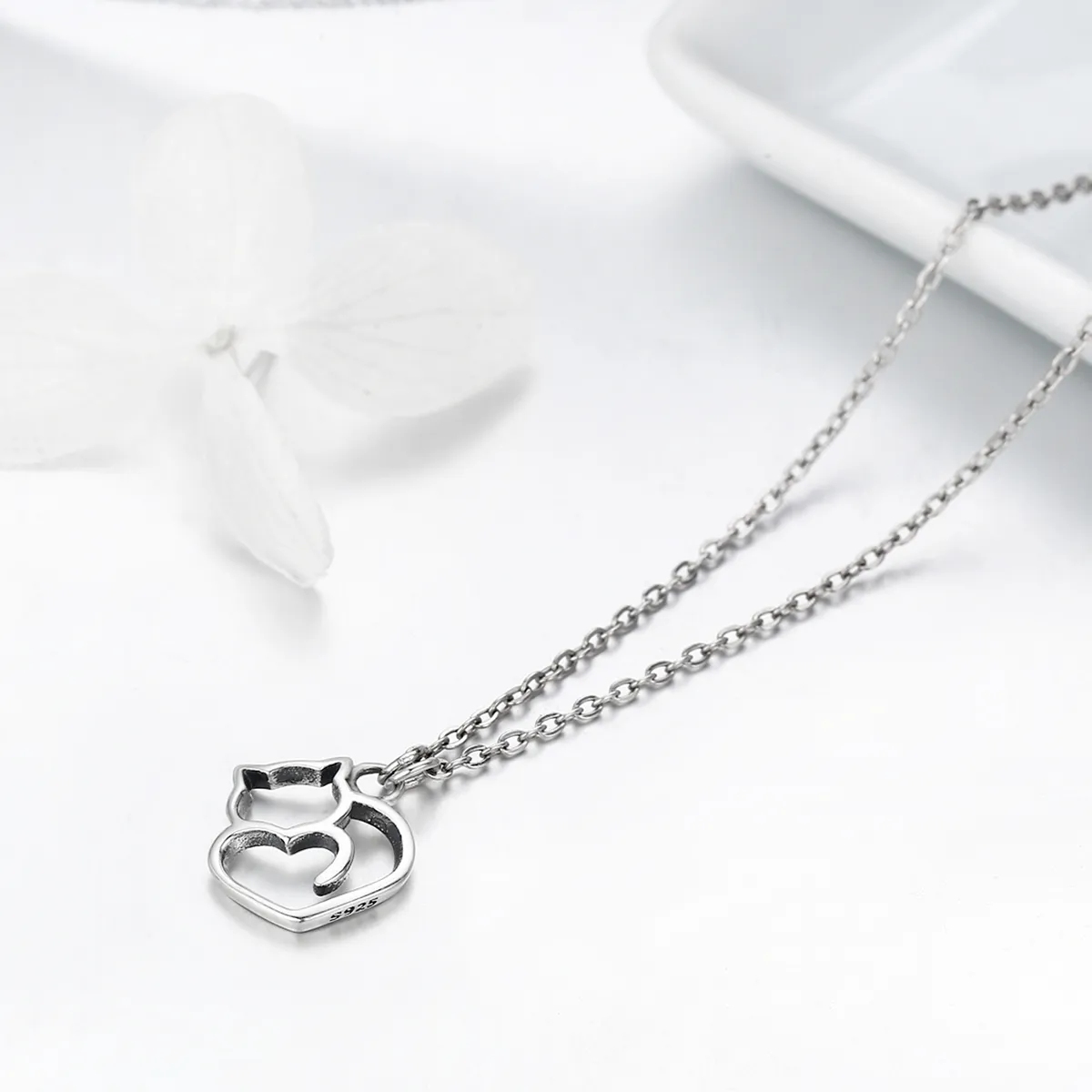 PANDORA Style Dumb Cat Necklace - SCN188