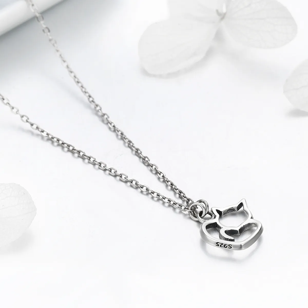 PANDORA Style Dumb Cat Necklace - SCN188