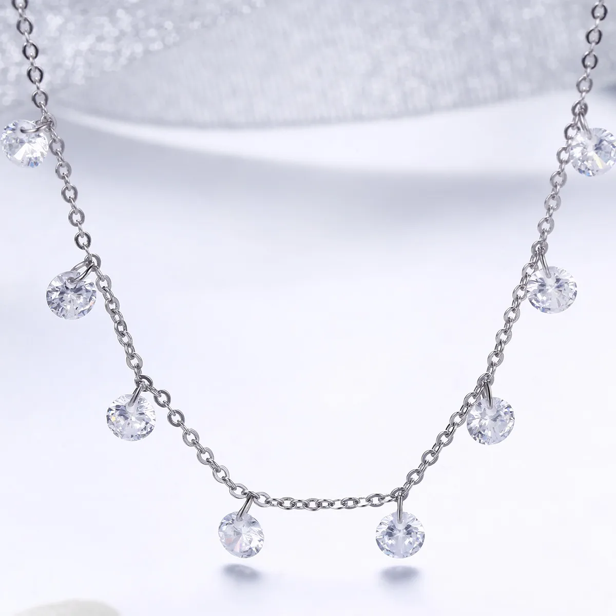 Silver Beauty of Simplicity Chain Necklace - PANDORA Style - SCN299