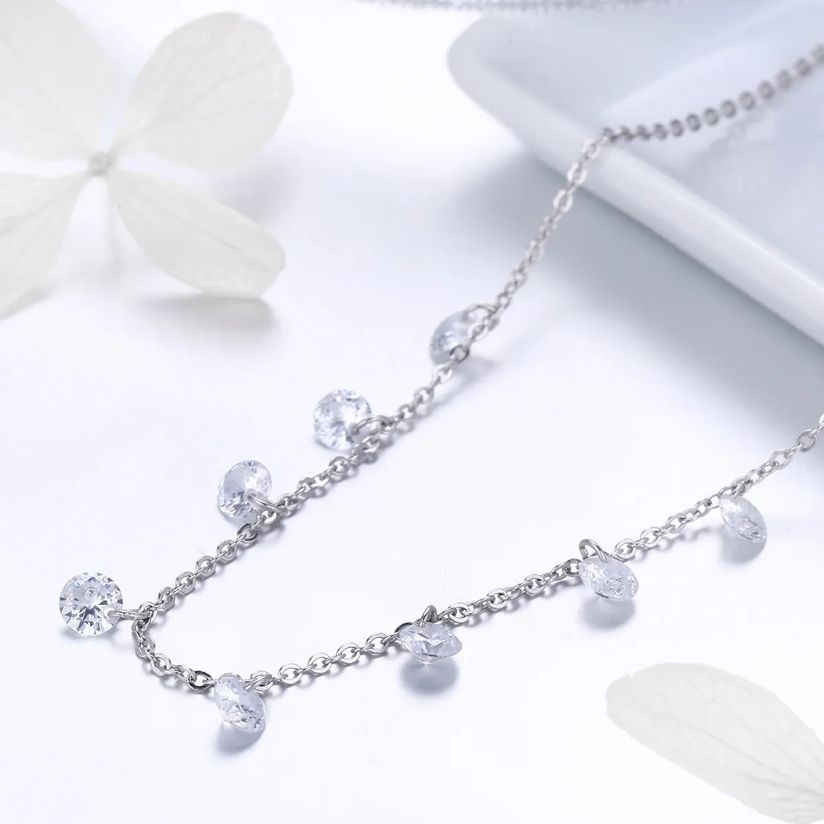 Silver Beauty of Simplicity Chain Necklace - PANDORA Style - SCN299