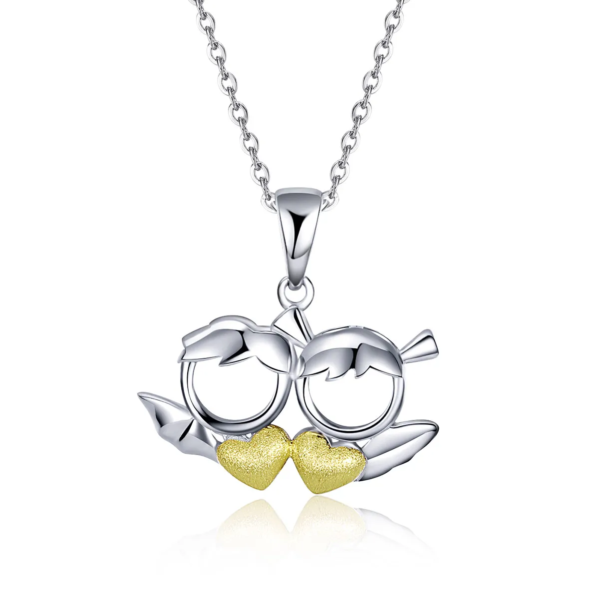 Silver Devil Loves Angel Necklace - PANDORA Style - SCN284