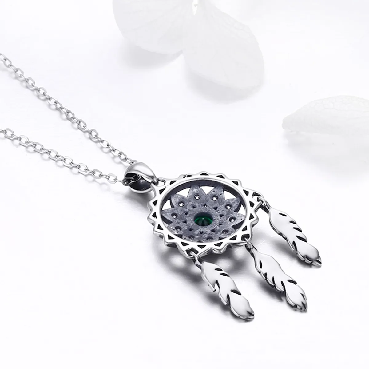 Silver Dreamcatcher Necklace - PANDORA Style - SCN263