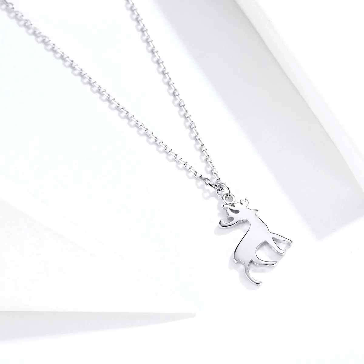 Silver Little Deer Necklace - PANDORA Style - SCN362