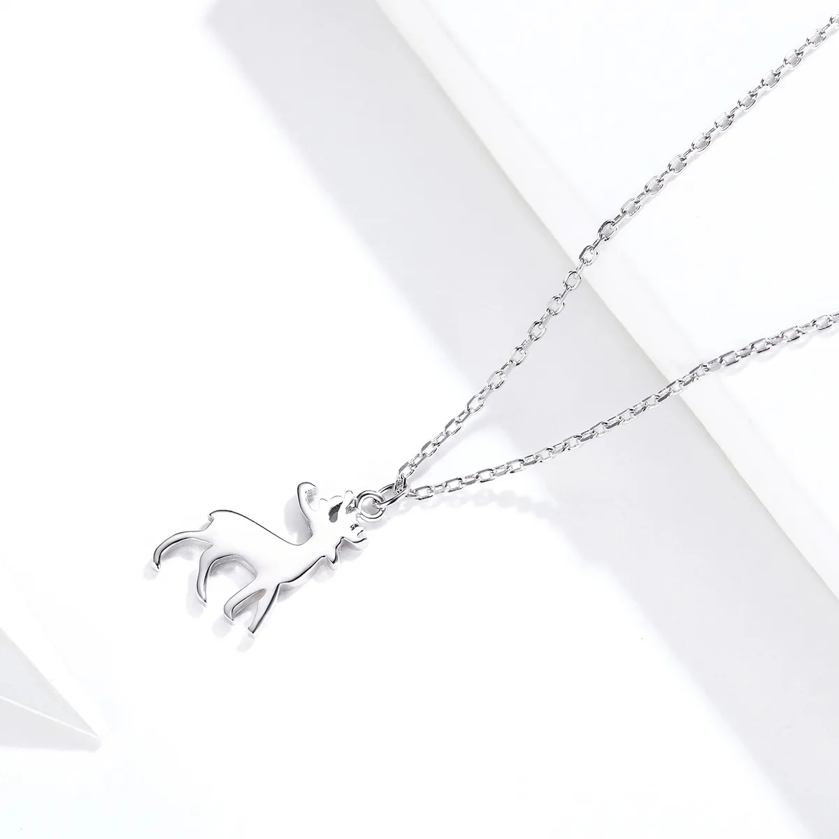 Silver Little Deer Necklace - PANDORA Style - SCN362