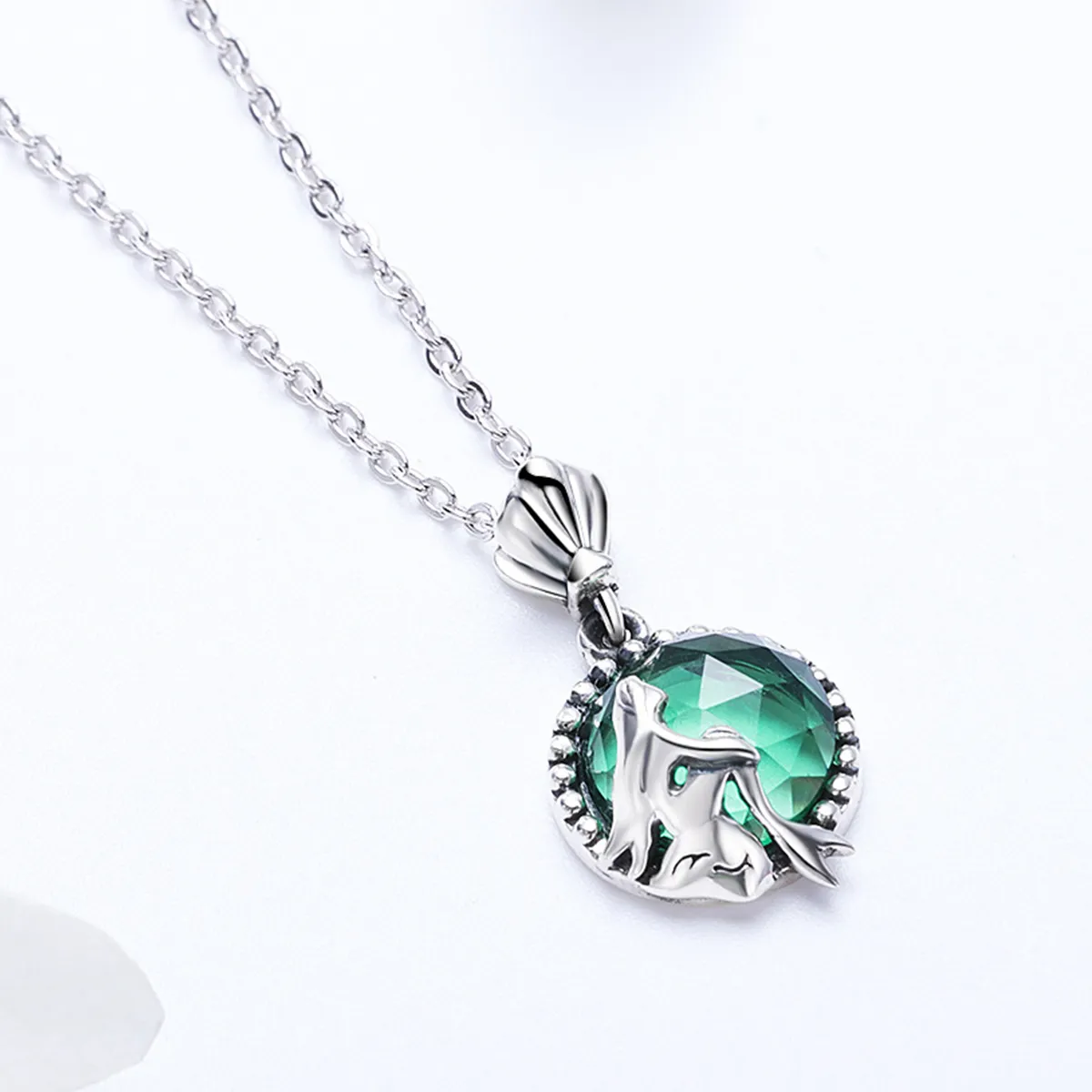 Silver Love of Mermaid Necklace - PANDORA Style - SCN262