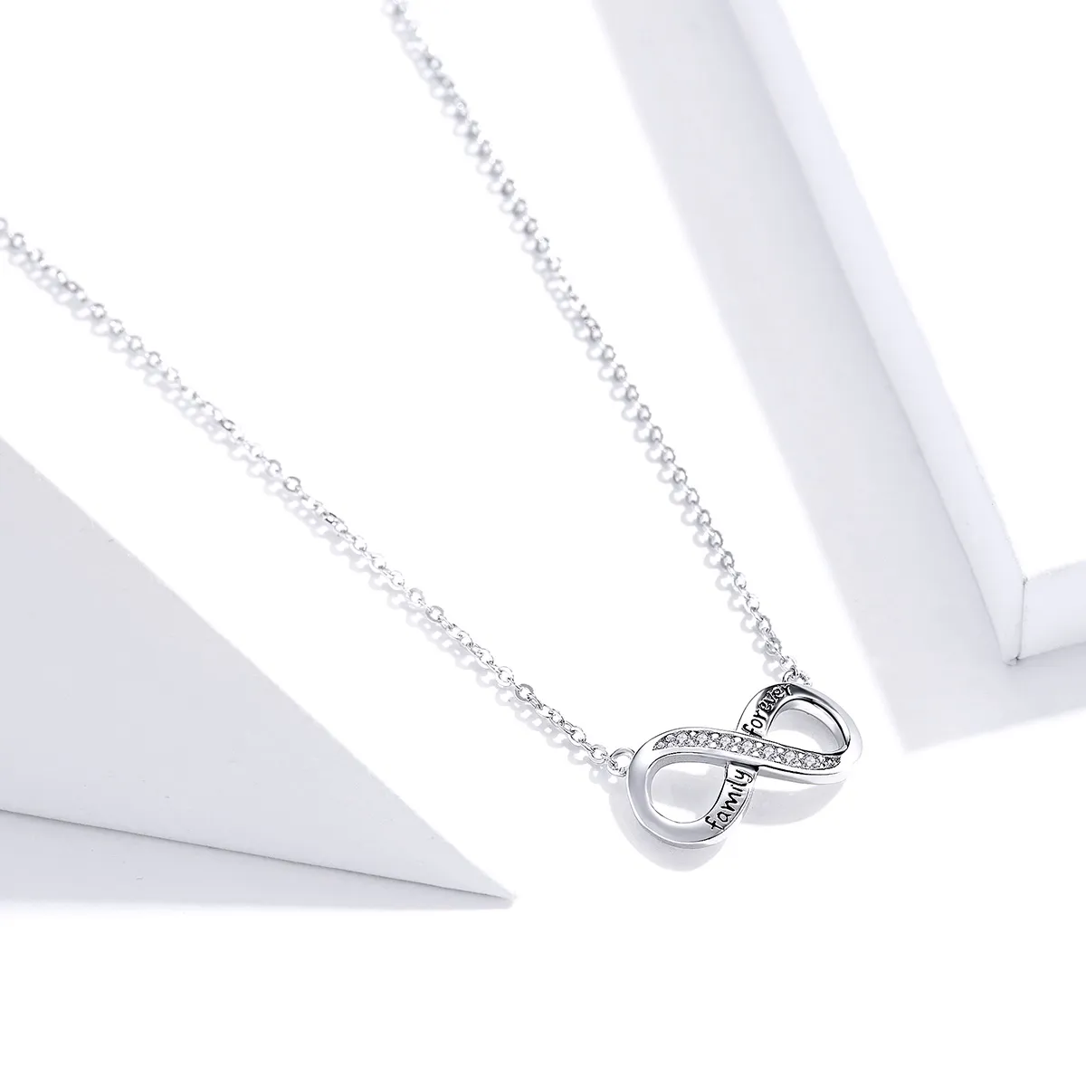 Silver Love Unlimited Necklace - PANDORA Style - SCN352