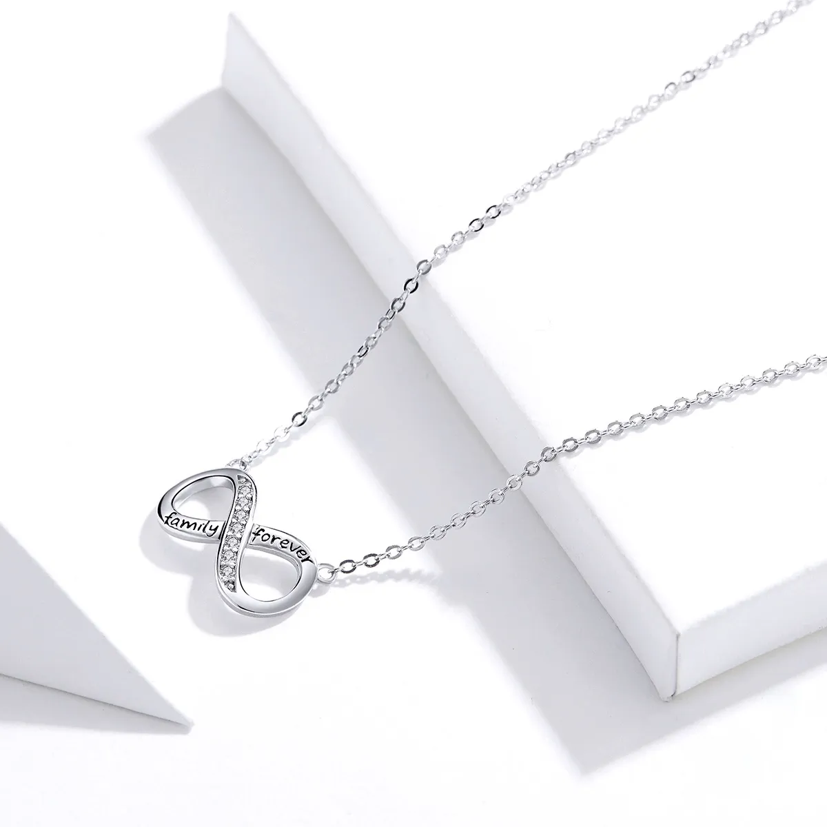 Silver Love Unlimited Necklace - PANDORA Style - SCN352