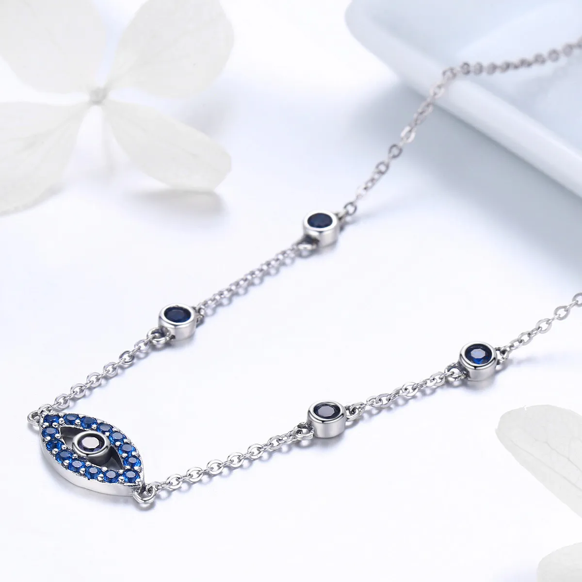 Silver Magic Eye Necklace - PANDORA Style - SCN300