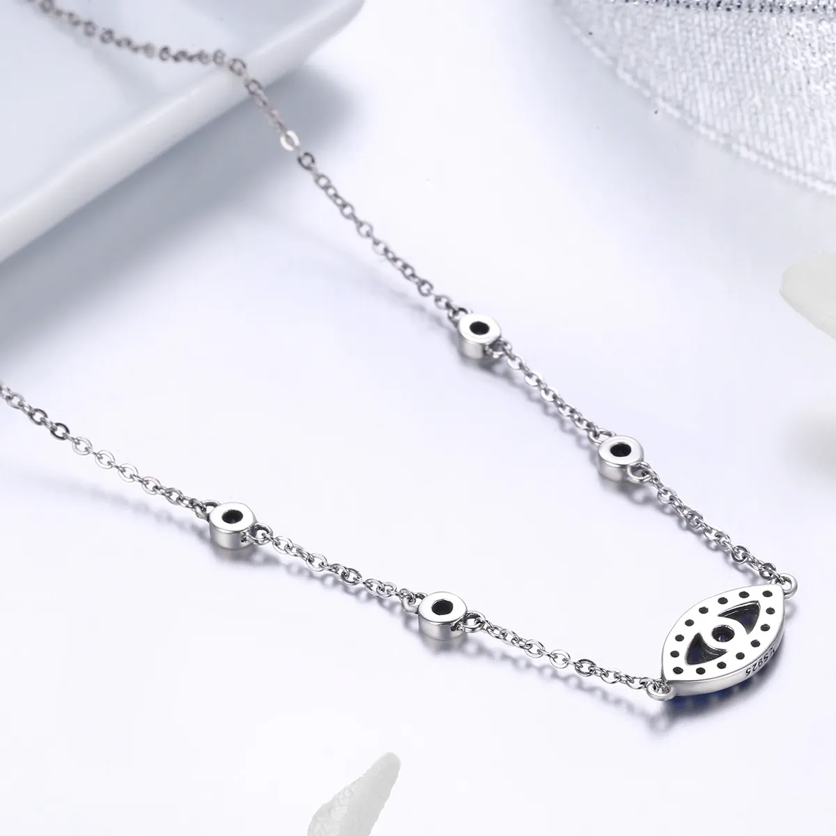 Silver Magic Eye Necklace - PANDORA Style - SCN300