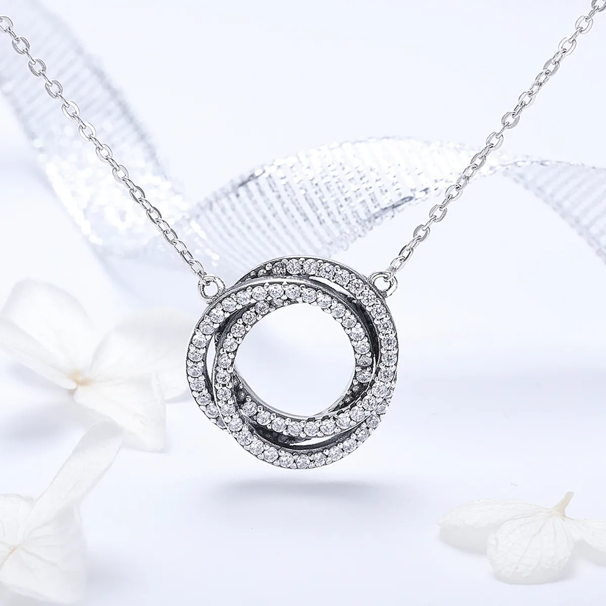 Silver Minimalism Necklace - PANDORA Style - SCN259