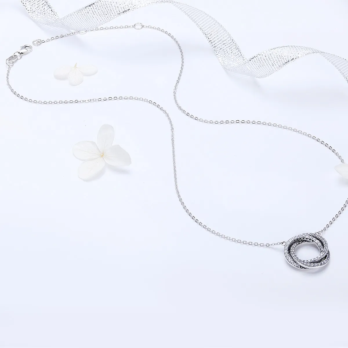 Silver Minimalism Necklace - PANDORA Style - SCN259