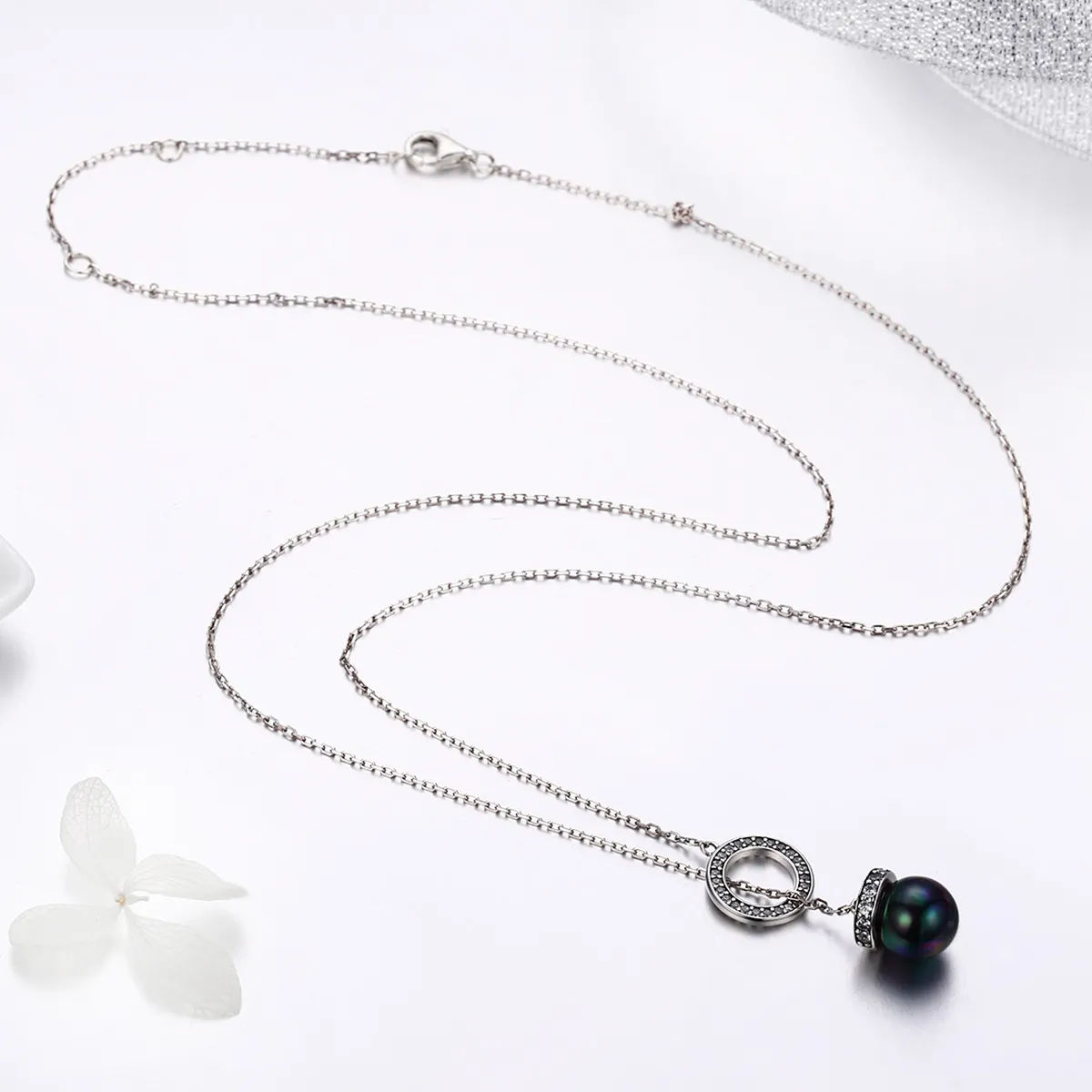 Silver Noble Temperament Necklace - PANDORA Style - SCN200