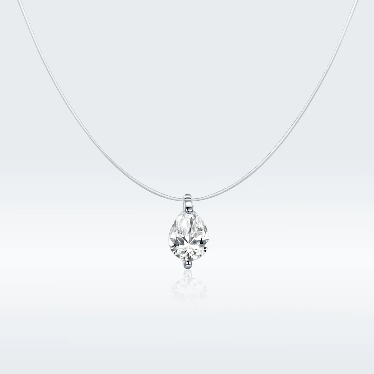 Silver Shining Life Necklace - PANDORA Style - SCN332-D