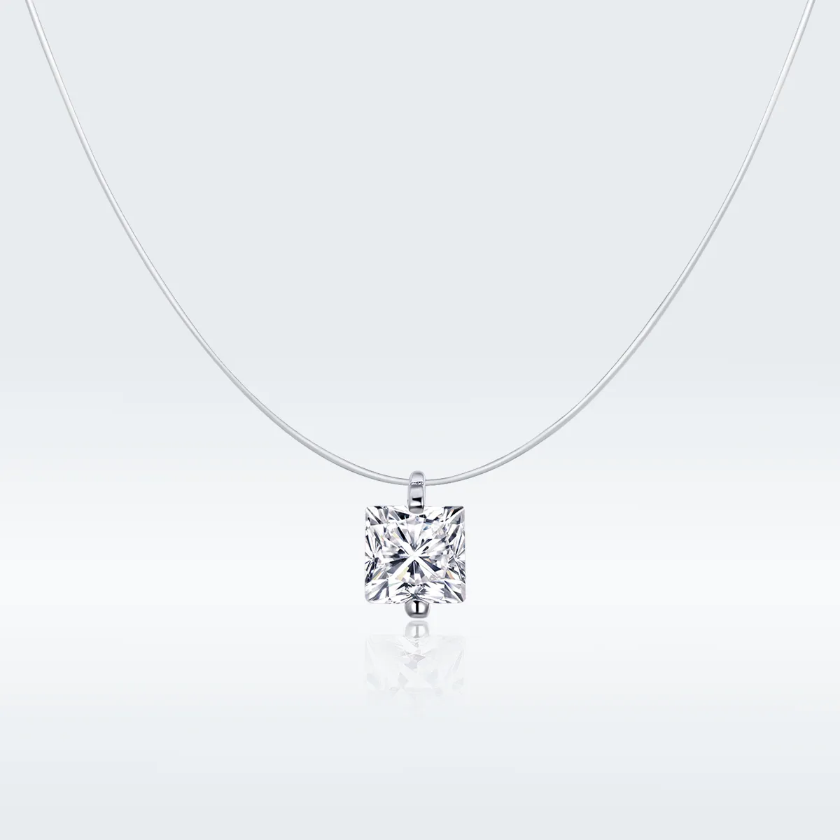 Silver Shining Life Necklace - PANDORA Style - SCN332-S