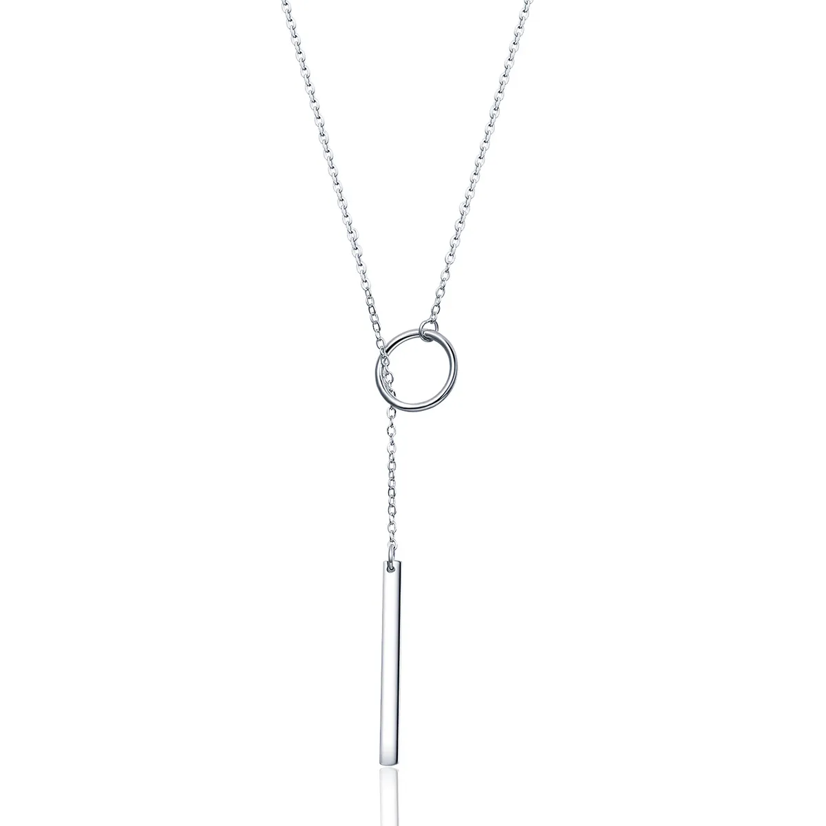 Silver Simple Necklace - PANDORA Style - SCN304