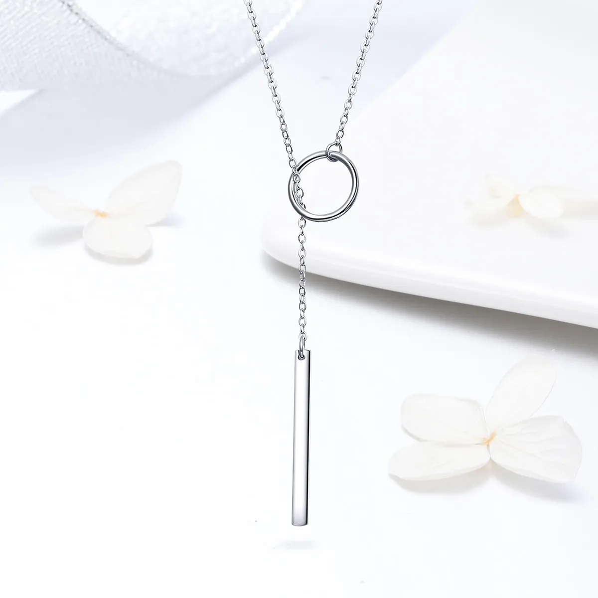 Silver Simple Necklace - PANDORA Style - SCN304