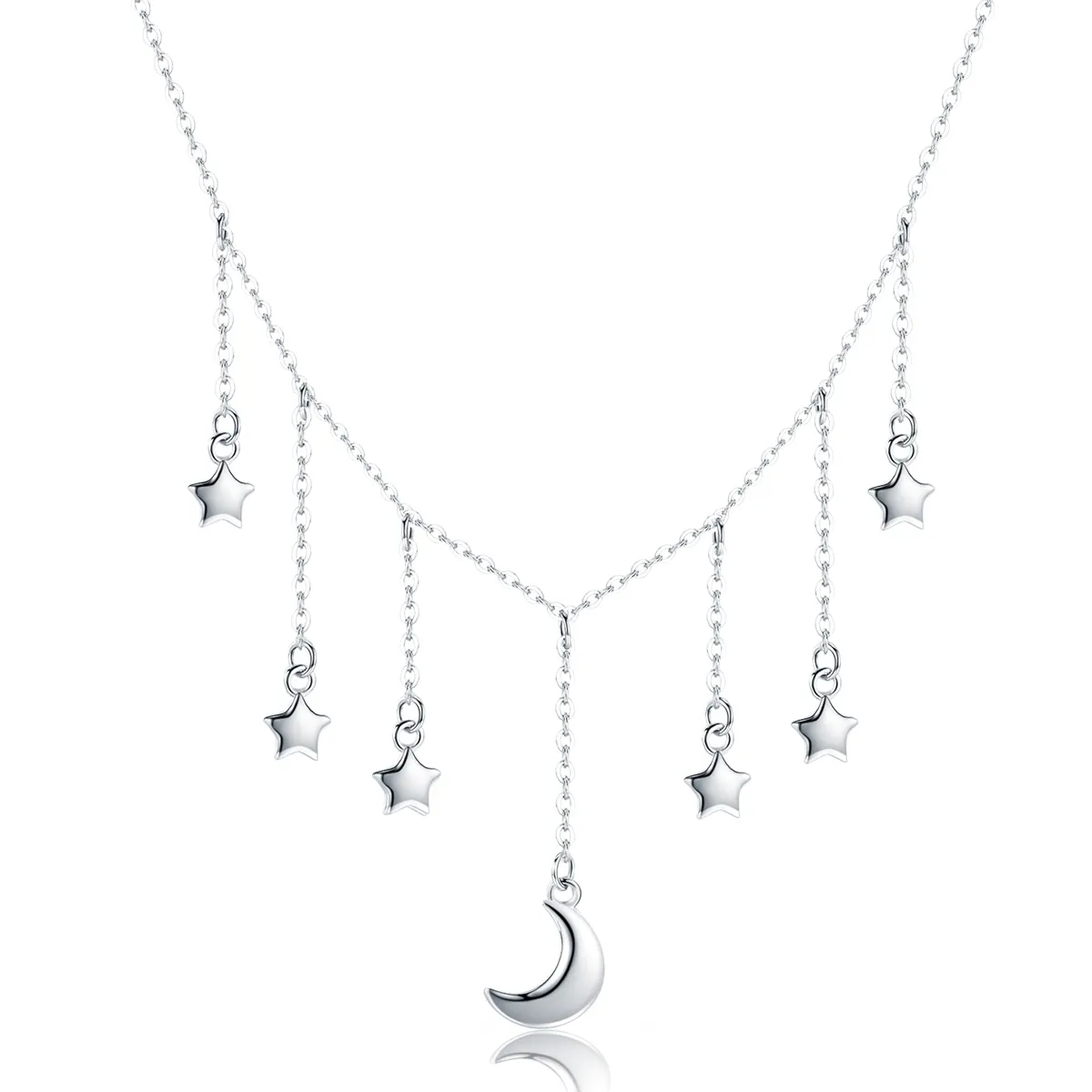 Silver Starry Sky Necklace - PANDORA Style - SCN301