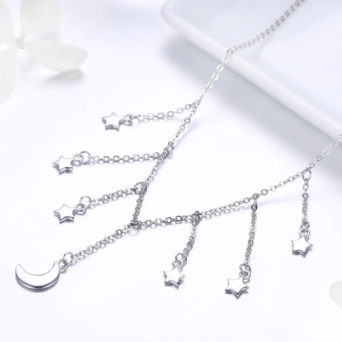 Silver Starry Sky Necklace - PANDORA Style - SCN301