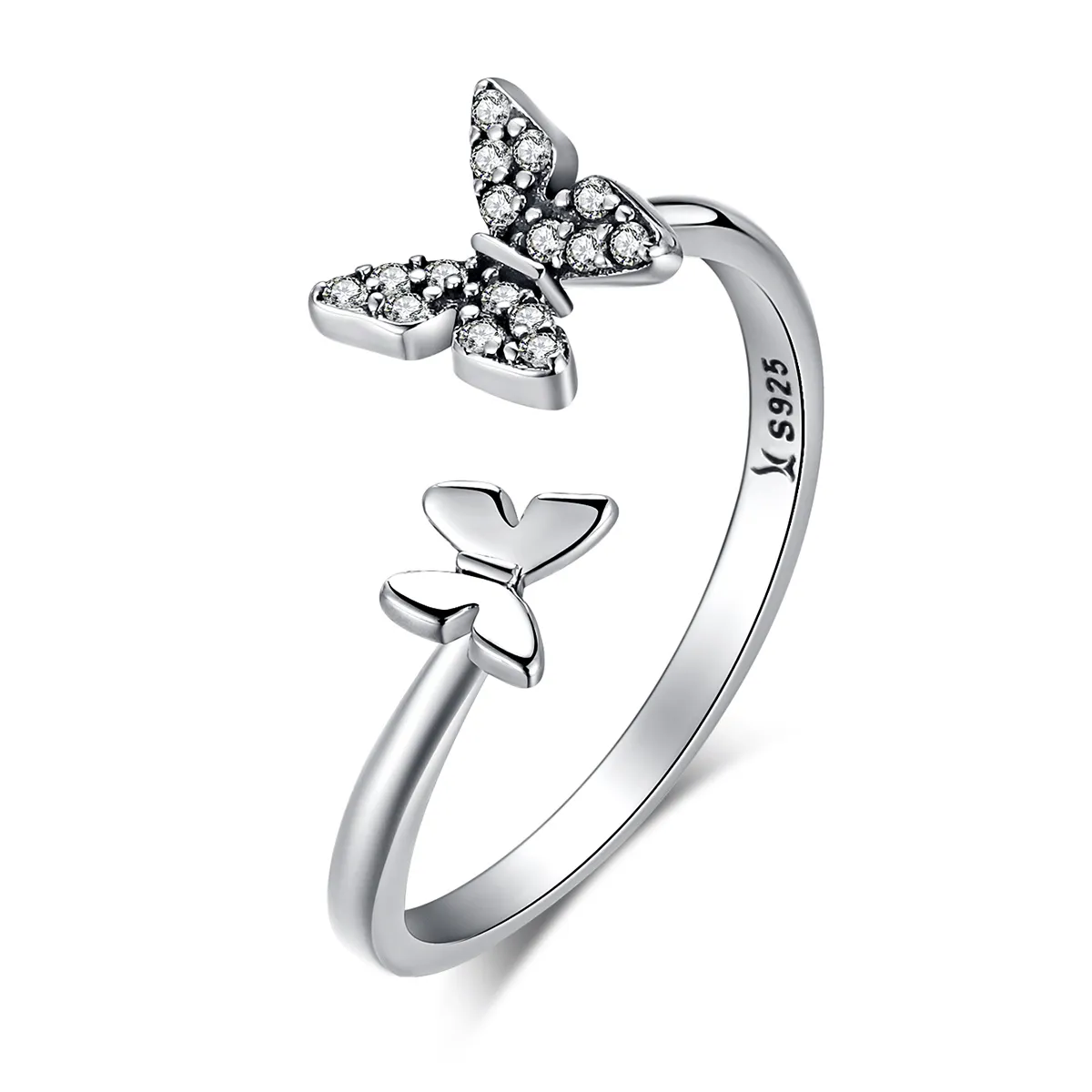 Silver Butterfly Dance Ring - PANDORA Style - SCR087