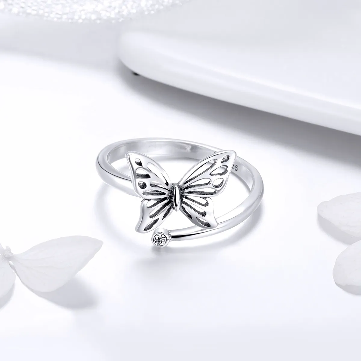 Silver Butterfly Dream Ring - PANDORA Style - SCR448