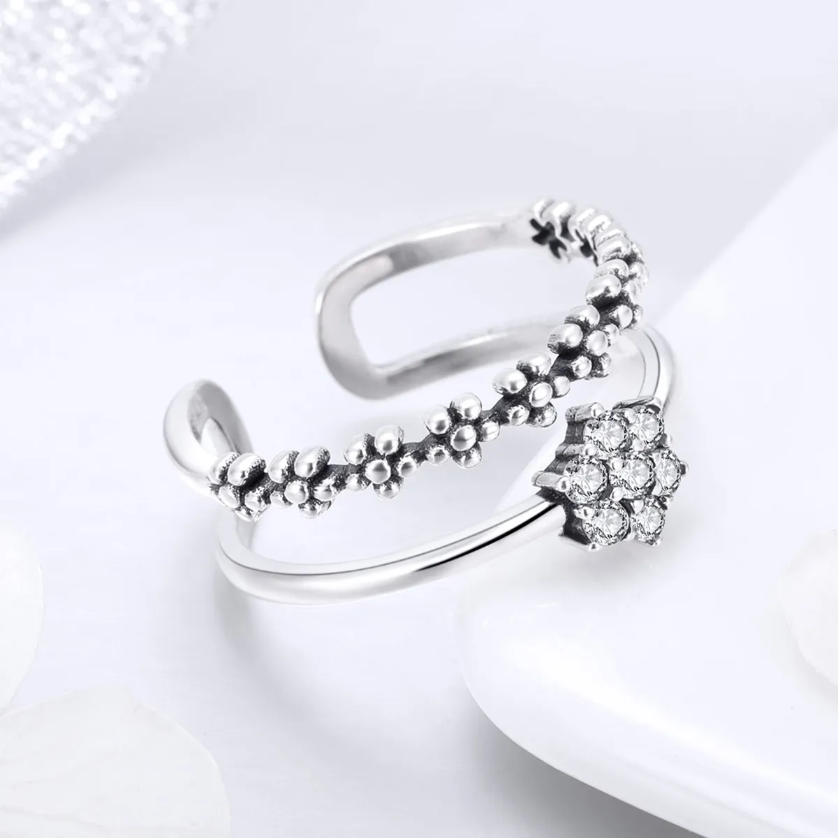 Silver Elegant Temperament Ring - PANDORA Style - SCR428