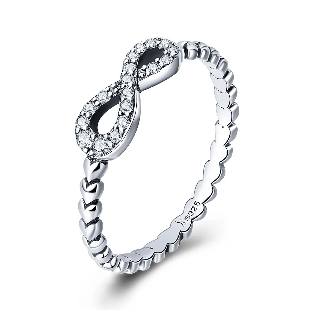 Silver Eternal Heart Ring - PANDORA Style - SCR414