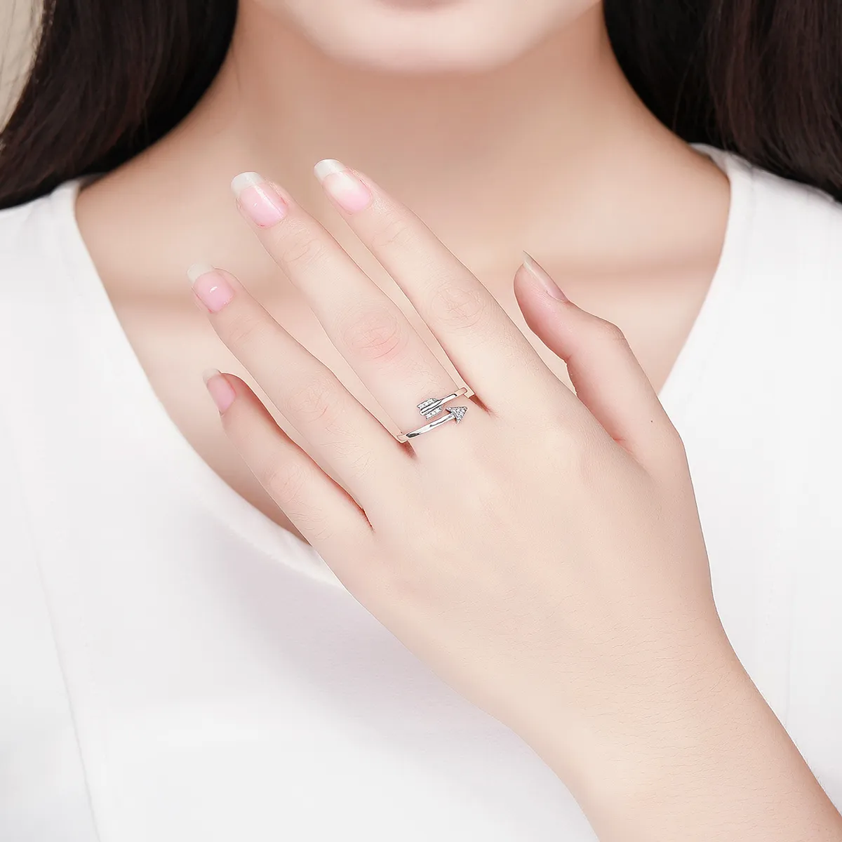 Silver Fall In Love Ring - PANDORA Style - SCR436