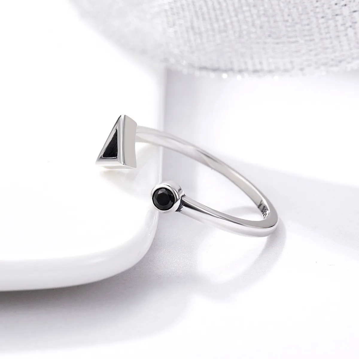 Silver Geometric Movement Ring - PANDORA Style - SCR144