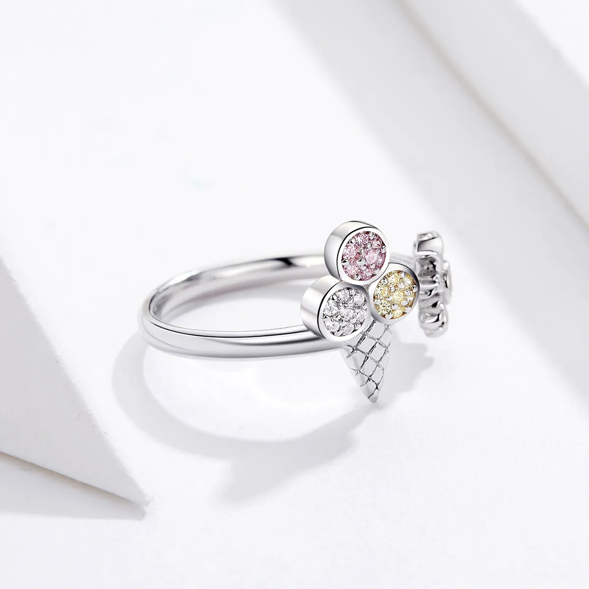 Silver Ice Cream Ring - PANDORA Style - SCR529